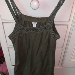 Sun and Shadow flowy dress tank